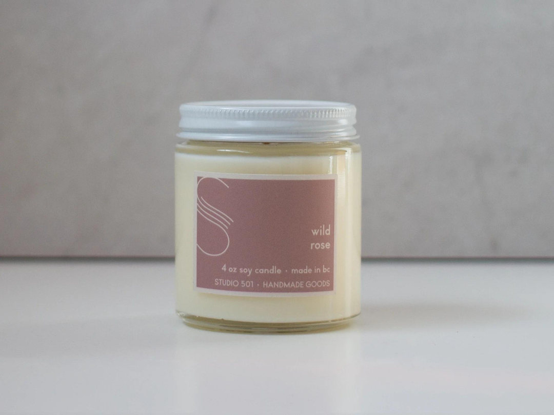 501 Wild Rose 4 oz Candle