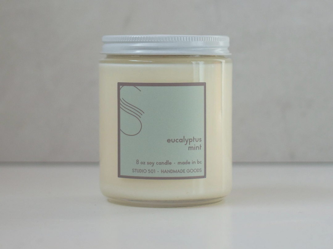 501 Eucalyptus Mint 8 oz Candle