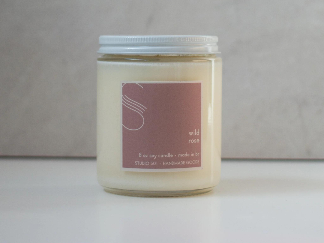 501 Wild Rose 8 oz Candle