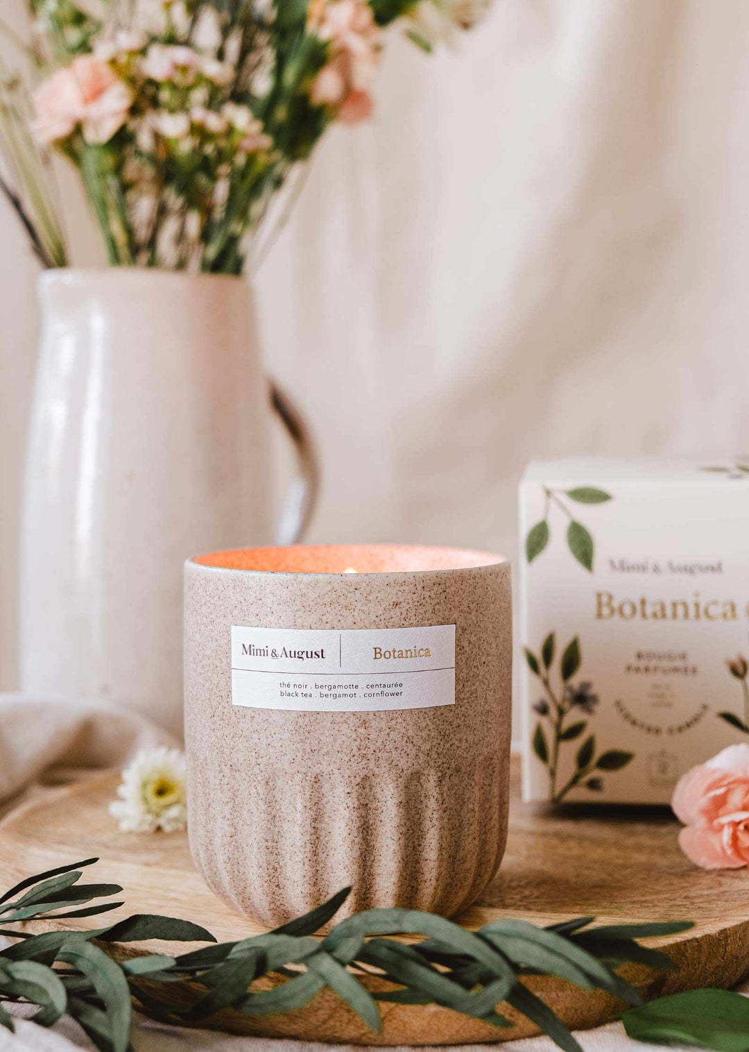 Mimi & August reusable soy candle