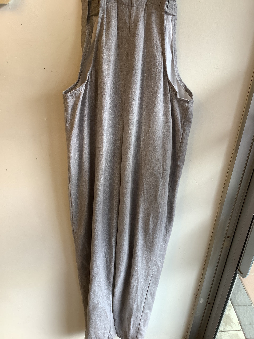 Butterflies in Ballgowns Light Grey Flannel Overalls