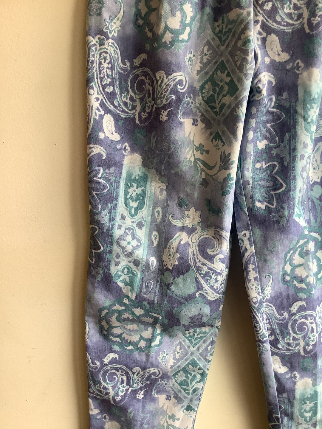 Vintage Lavender Paisley Pants