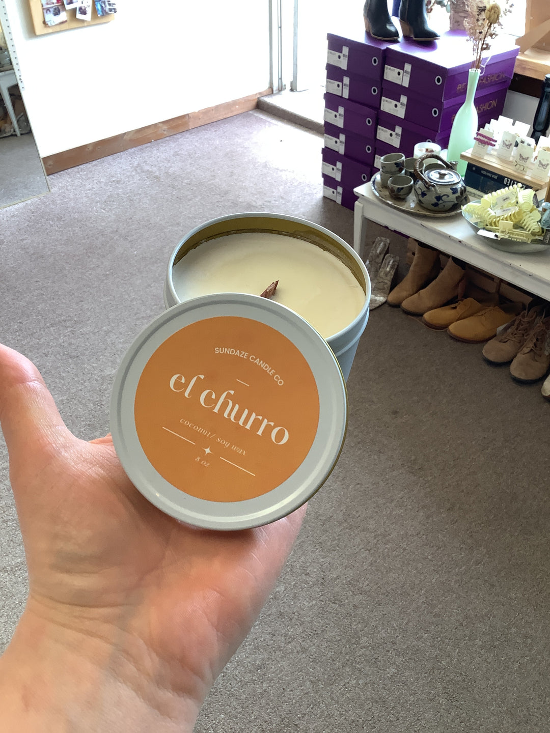 Sundaze El Churro Coconut / Soy Wax Candle 8oz