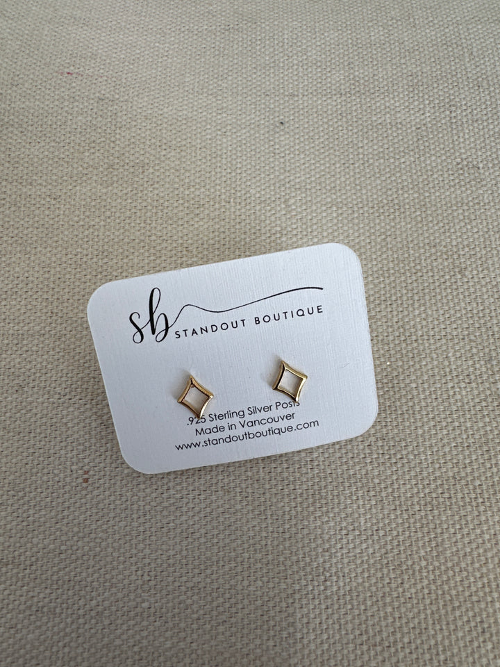 Standout Boutique Gold Diamond shape