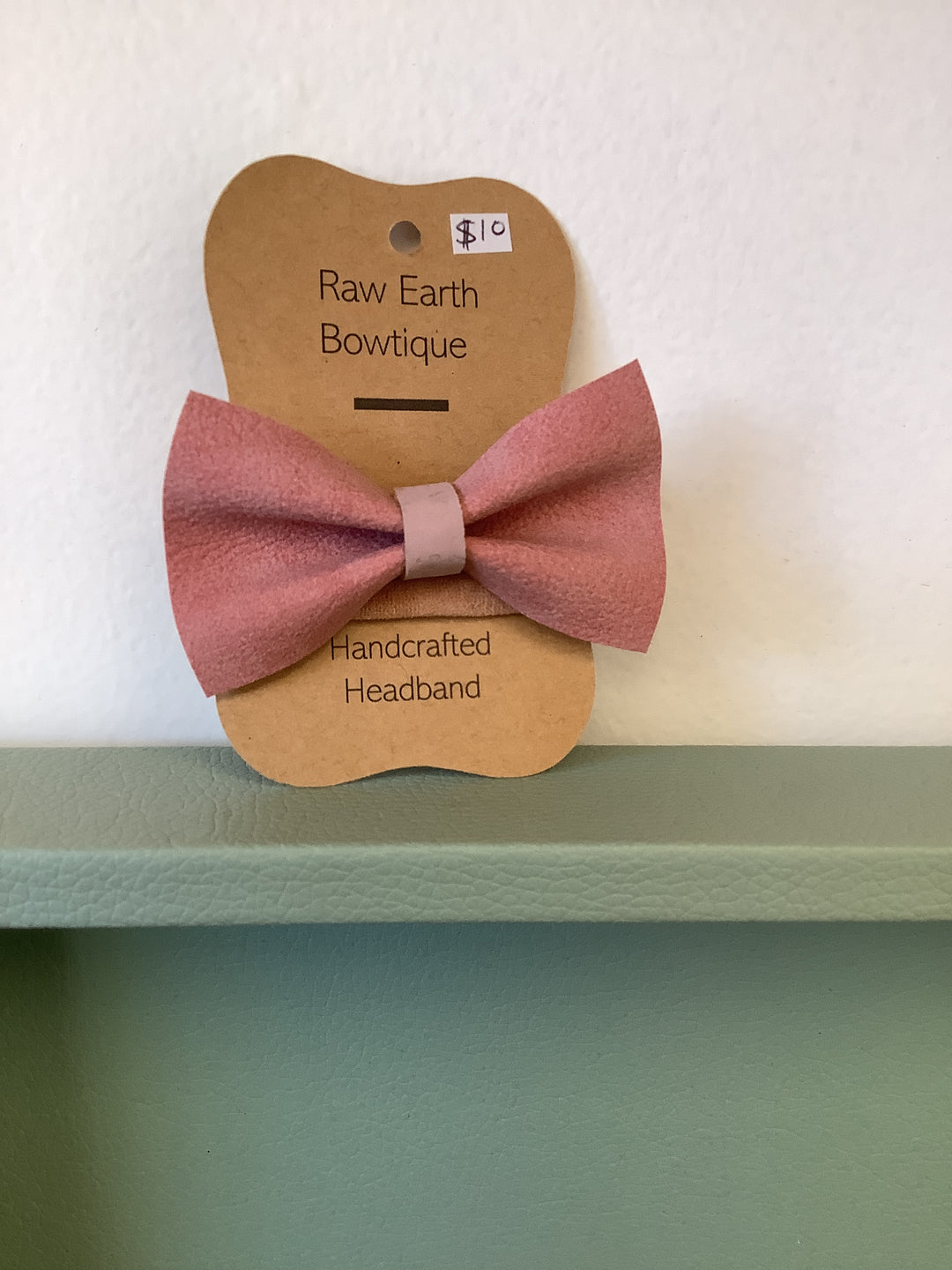 Raw Earth Bowtique Soft Pink Headband