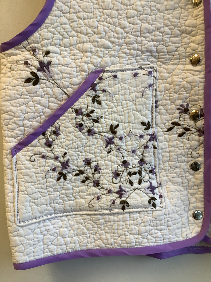 Boneyard Revival Lavender Quilted Vest- Nelson, BC