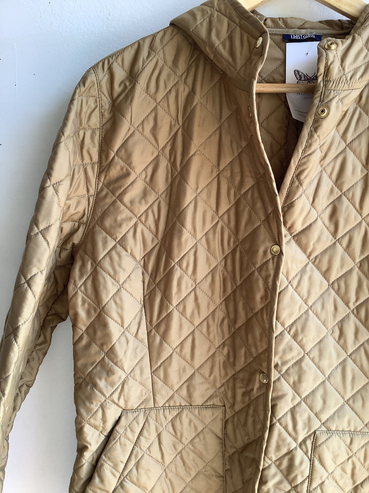 Vintage Postcard Quilted Jacket