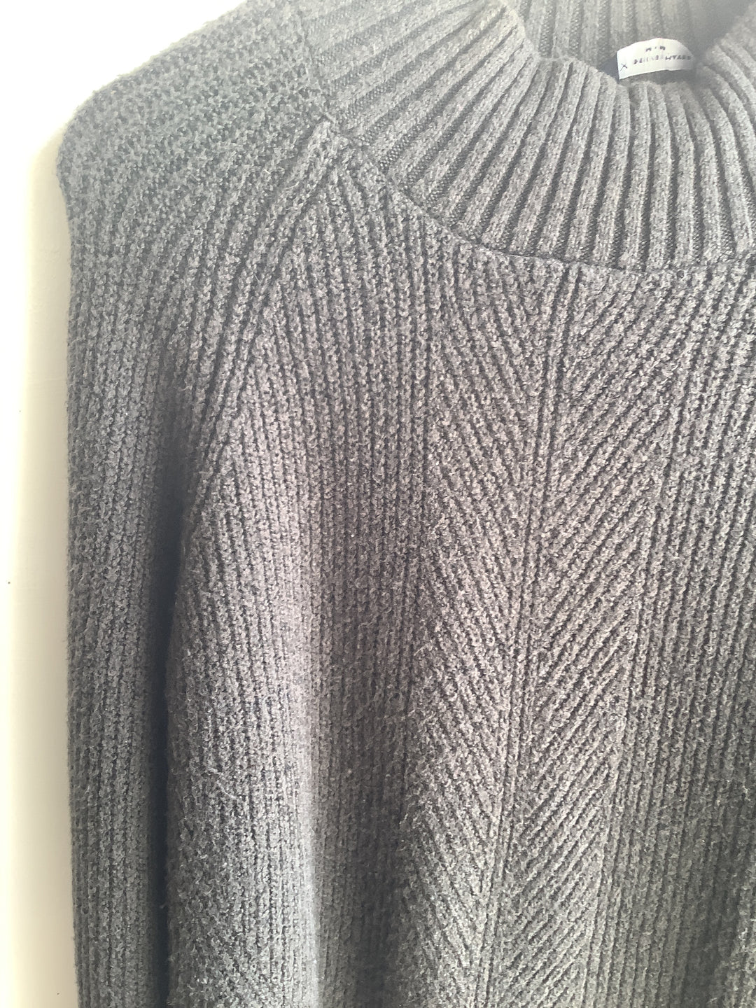 Denver Hayes Ribbed Mock Neck Sweater