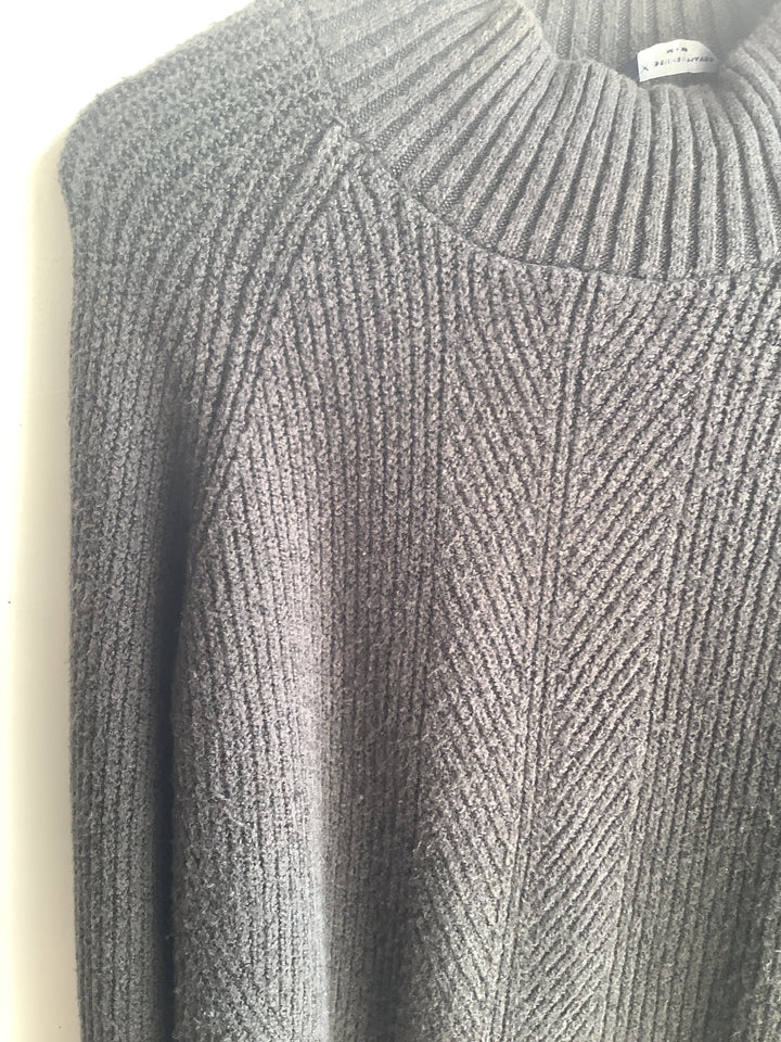 Denver Hayes Ribbed Mock Neck Sweater
