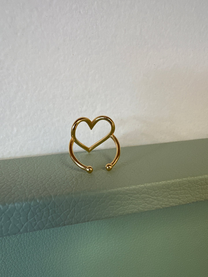 Standout Boutique Love Your Heart Out Gold Ring