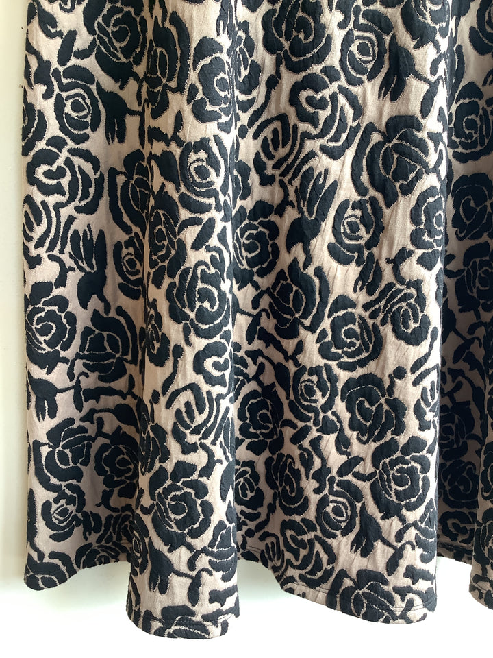 Black Rose Fit & Flare Dress