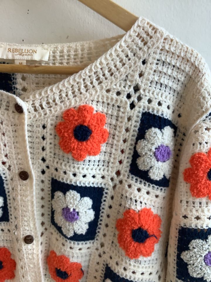 Daisy Daydream Crochet Cardigan - Ana