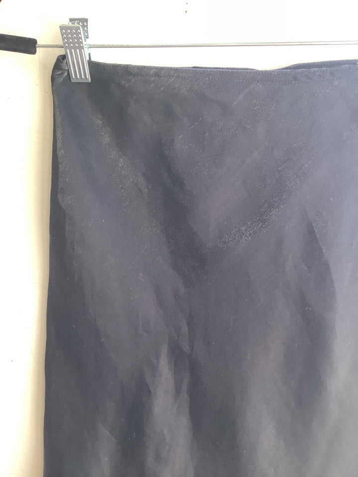 Vintage Black Slip Skirt