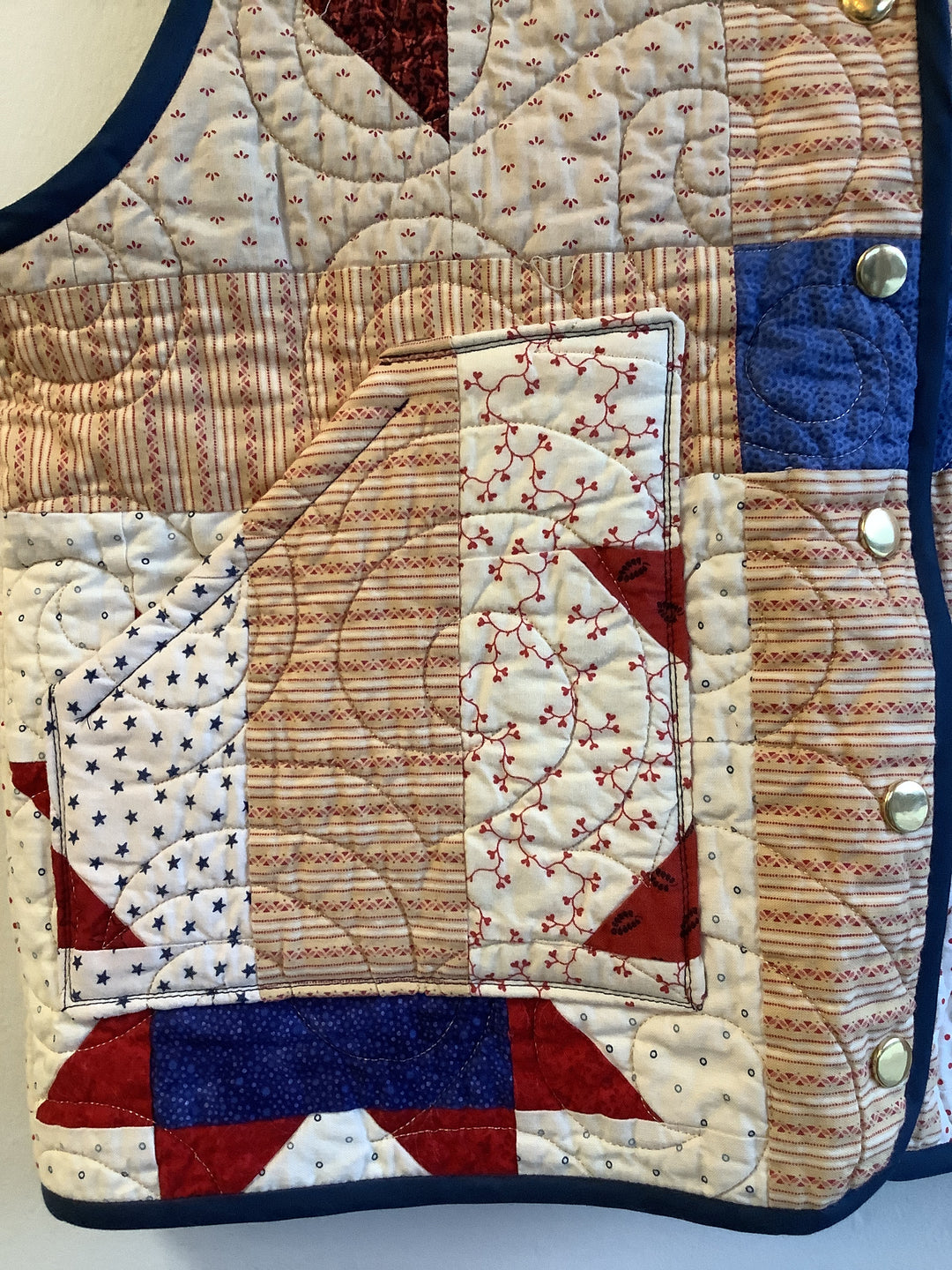 Boneyard Revival Heirloom Patchwork Quilted Vest- Nelson, BC