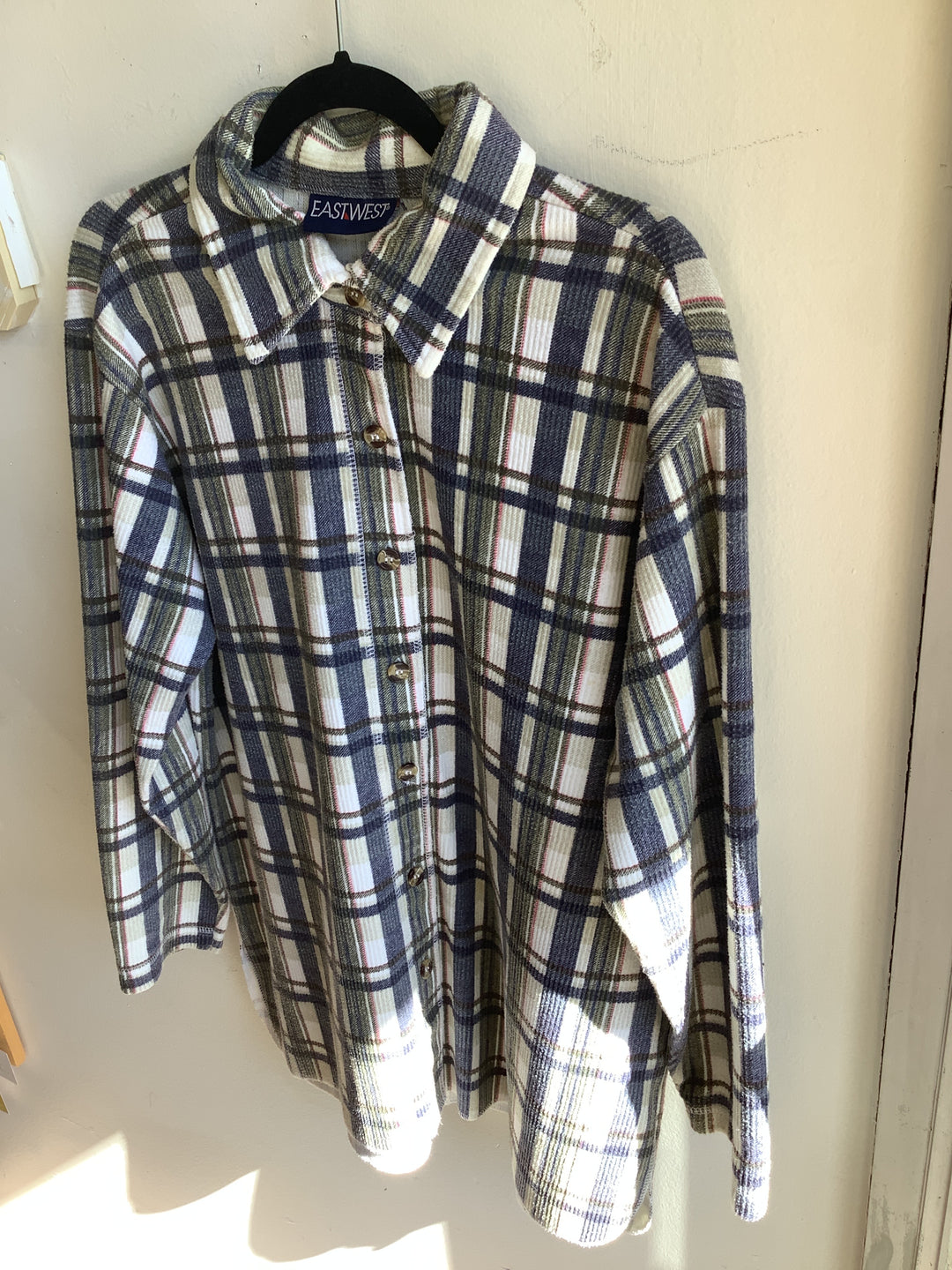 Vintage East West Plaid Flannel Shirt