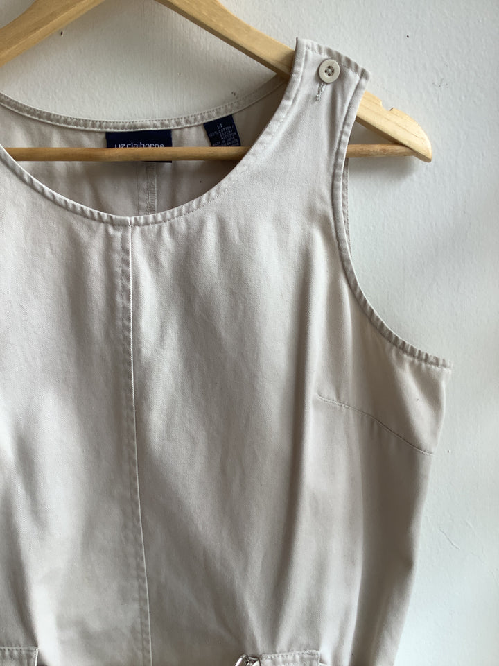 Vintage Liz Claiborne Utility Mini Dress
