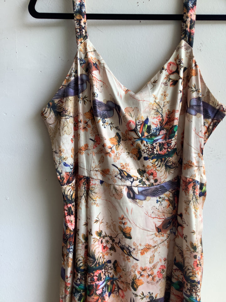 Twilight Aviary Slip Dress