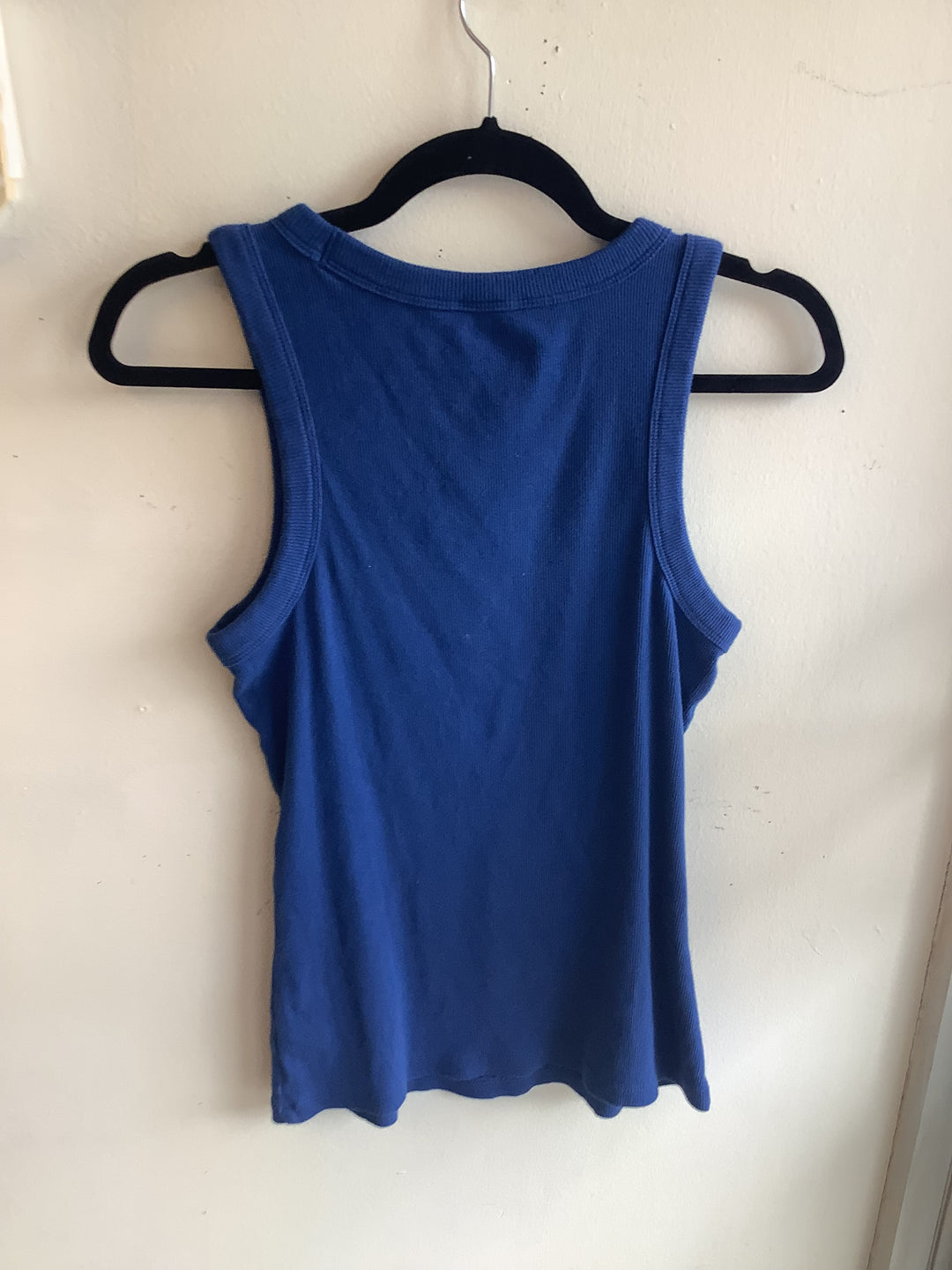 Classic Blue Ribbed Tank