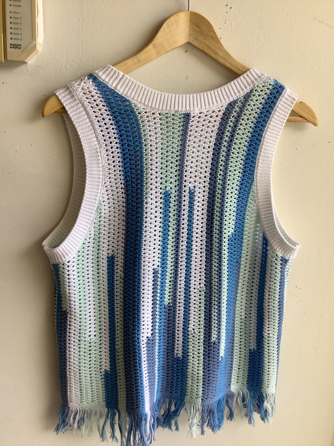 Seaside Fringe Crochet Tank