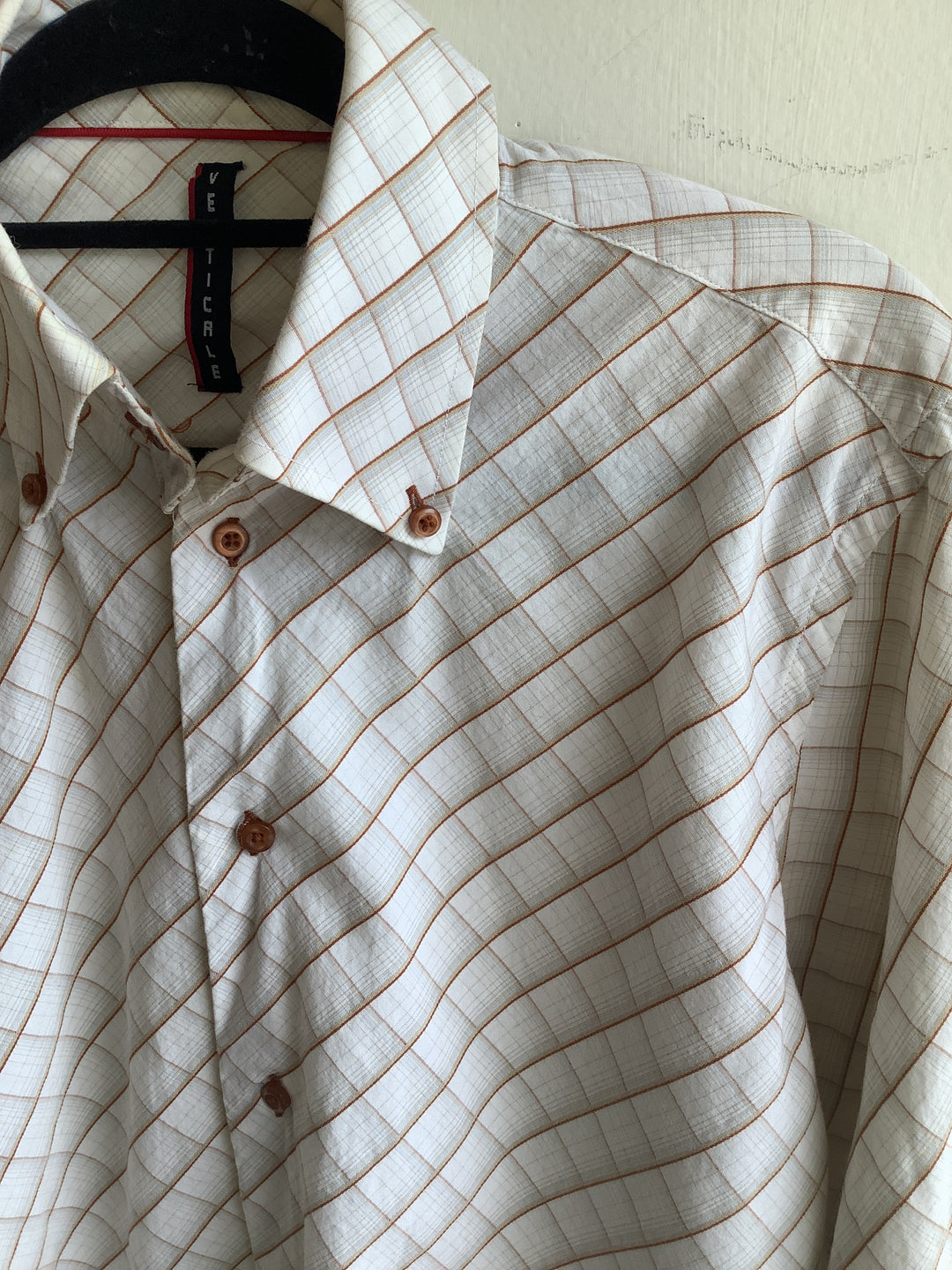 Verticale Windowpane Shirt