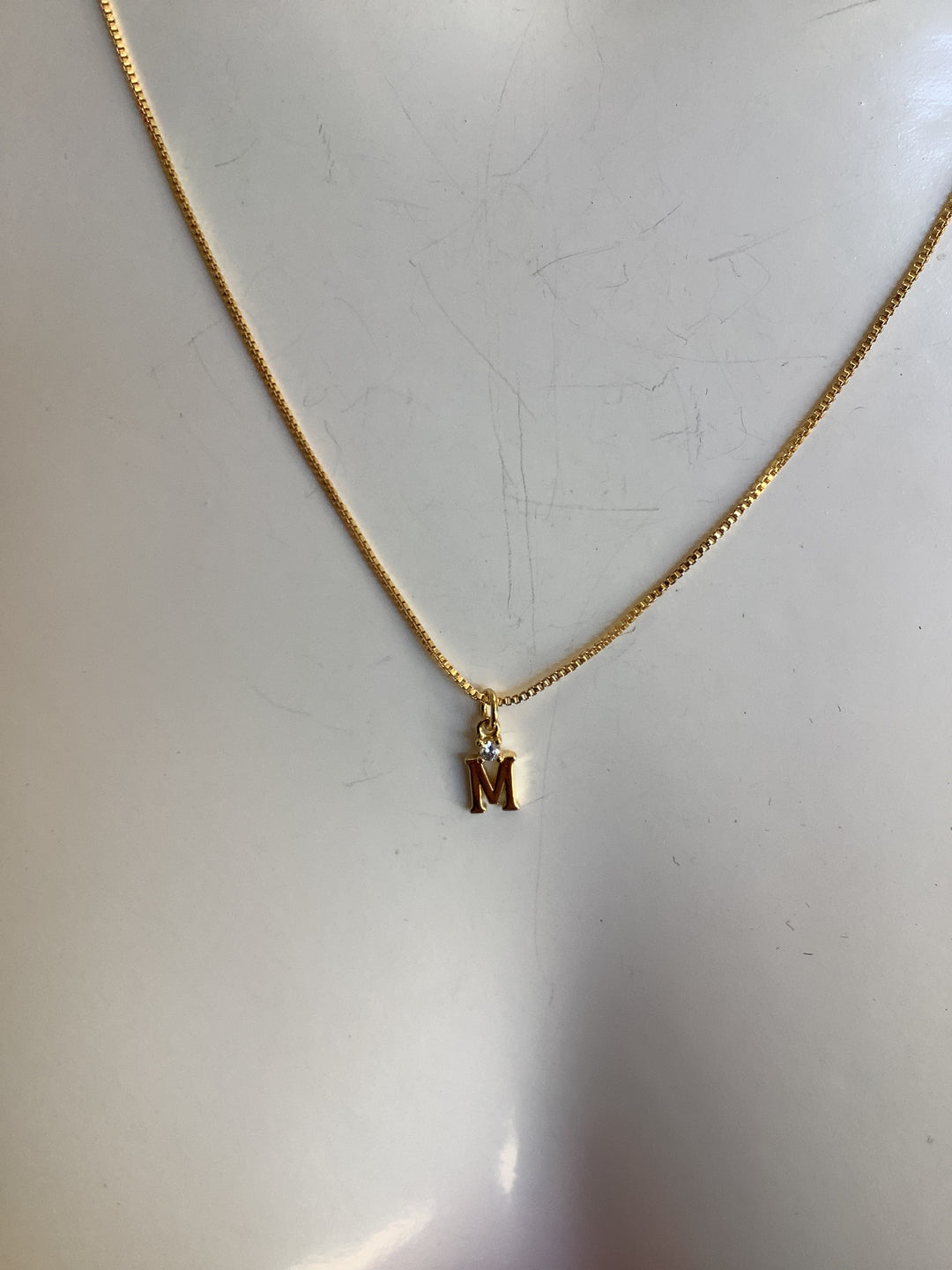 Standout Boutique M Pendant Necklace