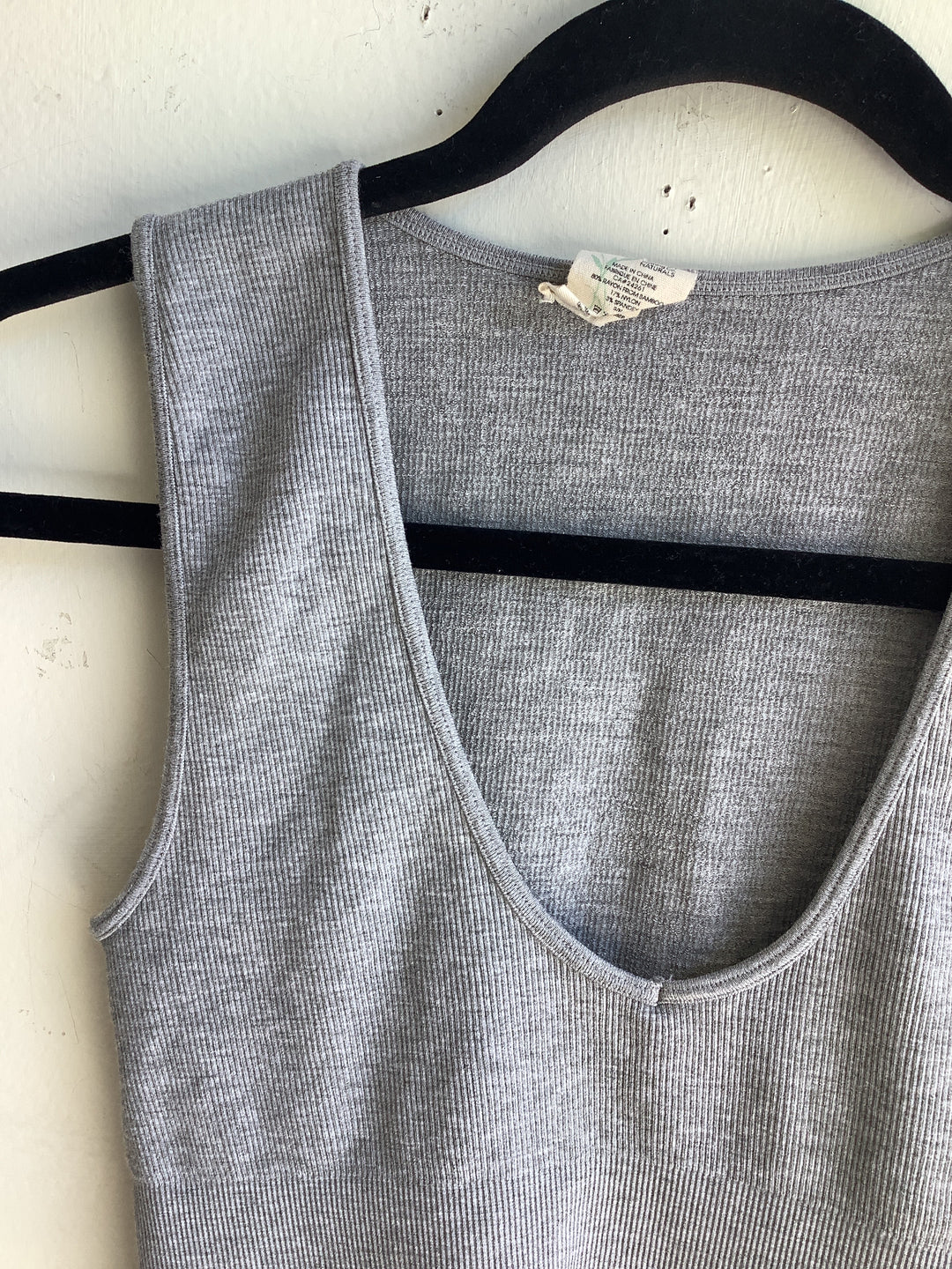 Cest Moi Bamboo Ribbed Tank