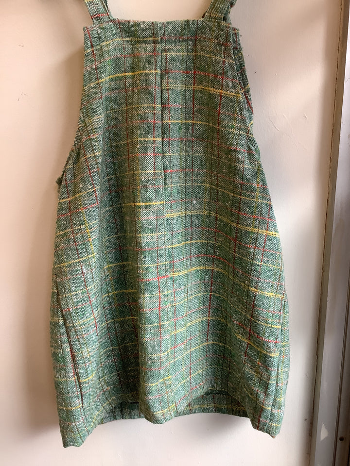 Butterflies in Ballgowns Evergreen Tweed Overall Dress