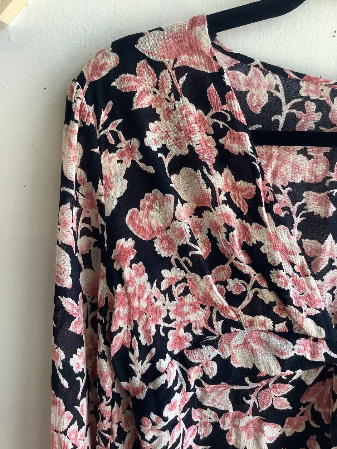California Moonrise Floral Longsleeve Mini Dress