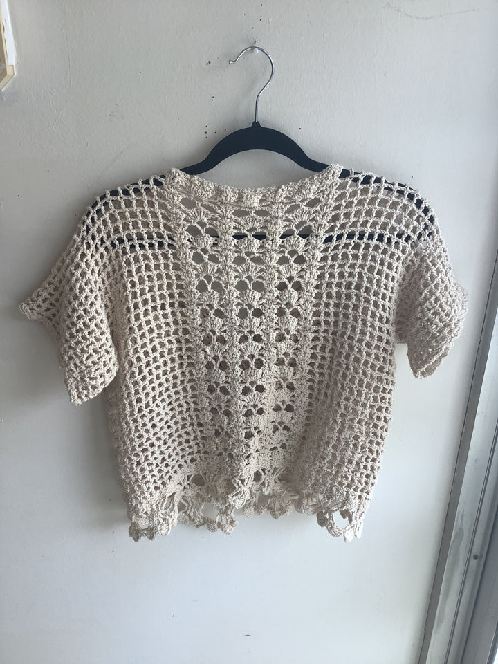 Meadow Lace Crochet Cardigan