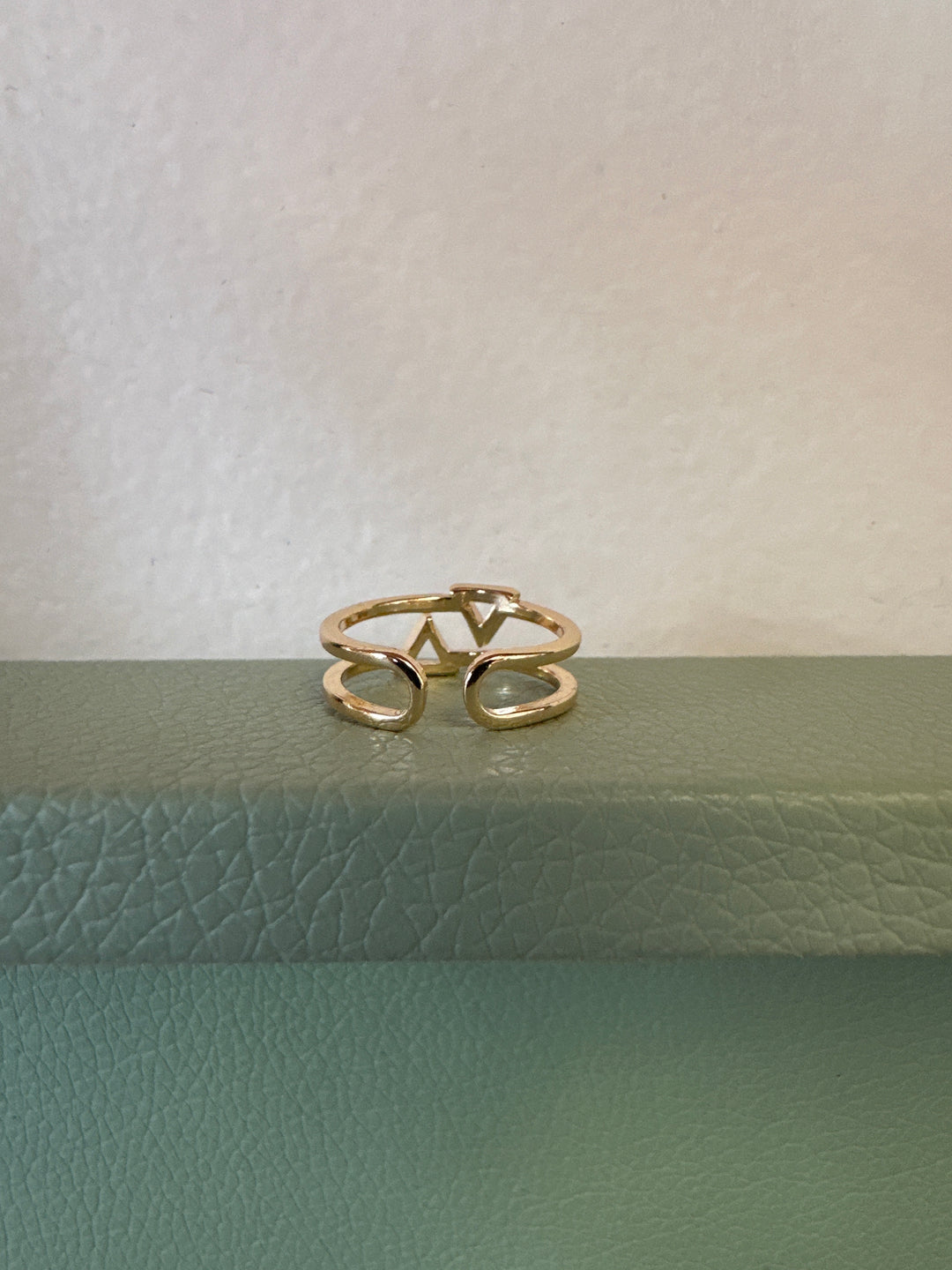 Standout Boutique Fire and Water Gold Ring