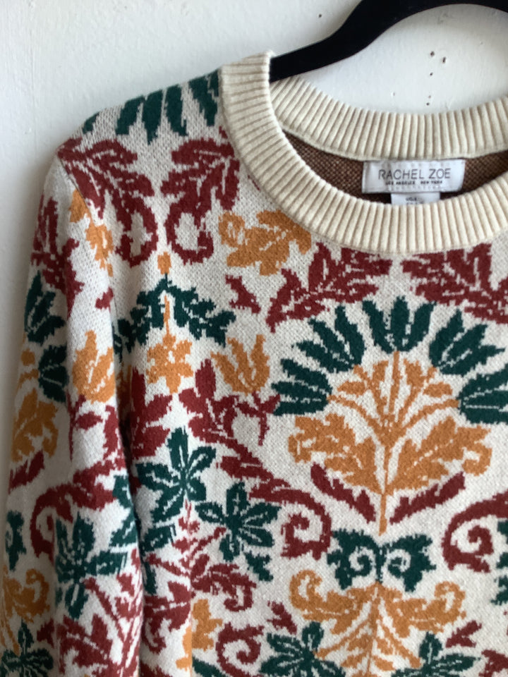 Autumn  Tapestry Knit Sweater