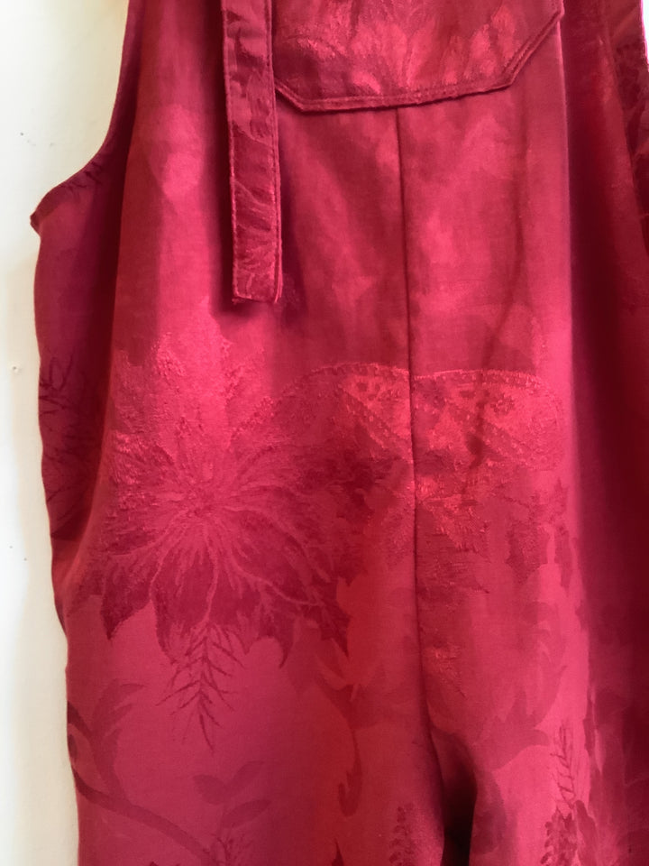 Butterflies in Ballgowns Ruby Floral Overalls