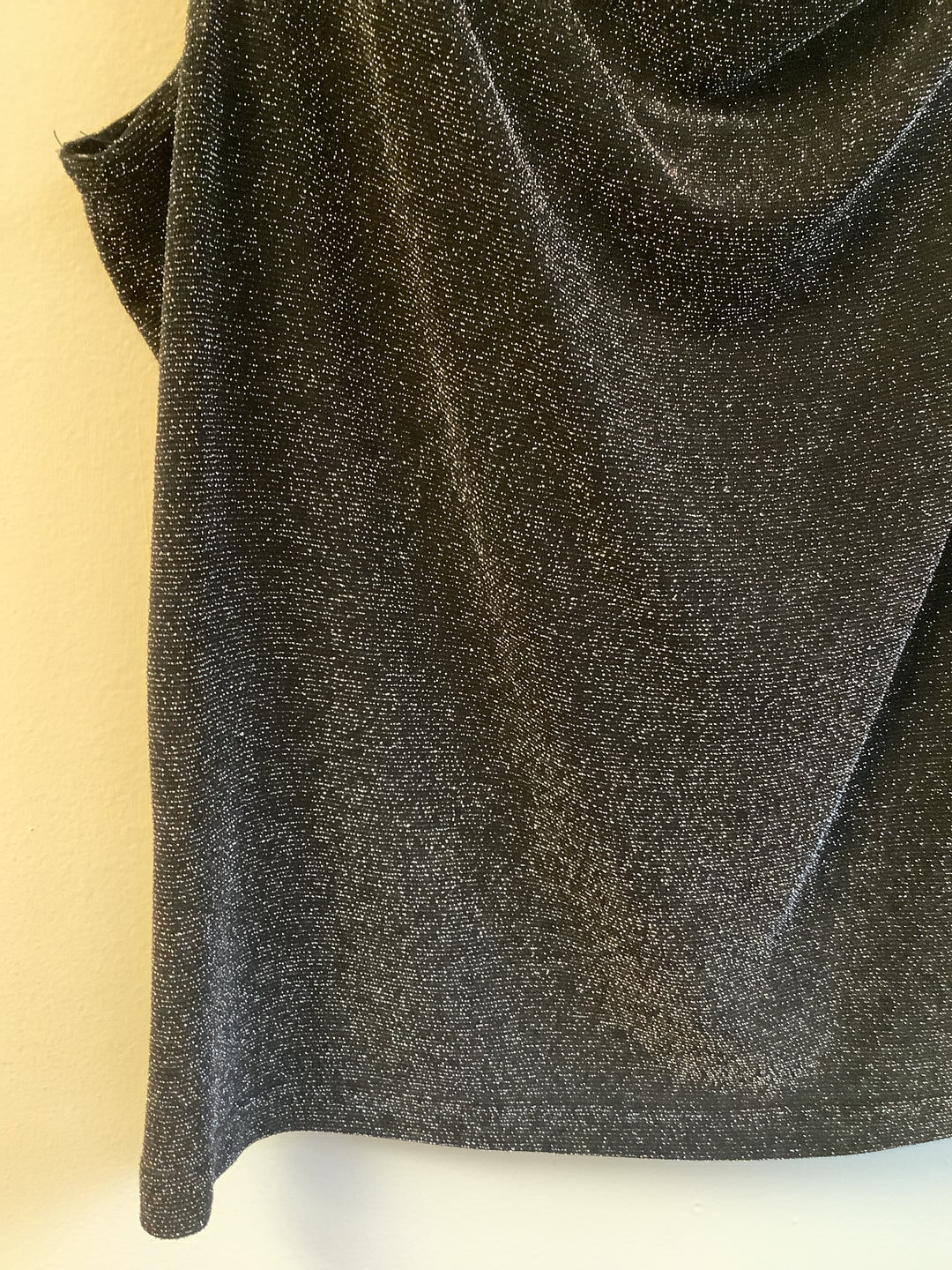 Vintage Sparkle Cowl Neck Top