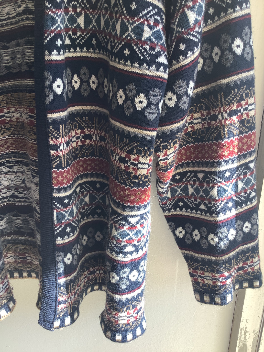 Jessie Fair Isle Open Front Cardigan