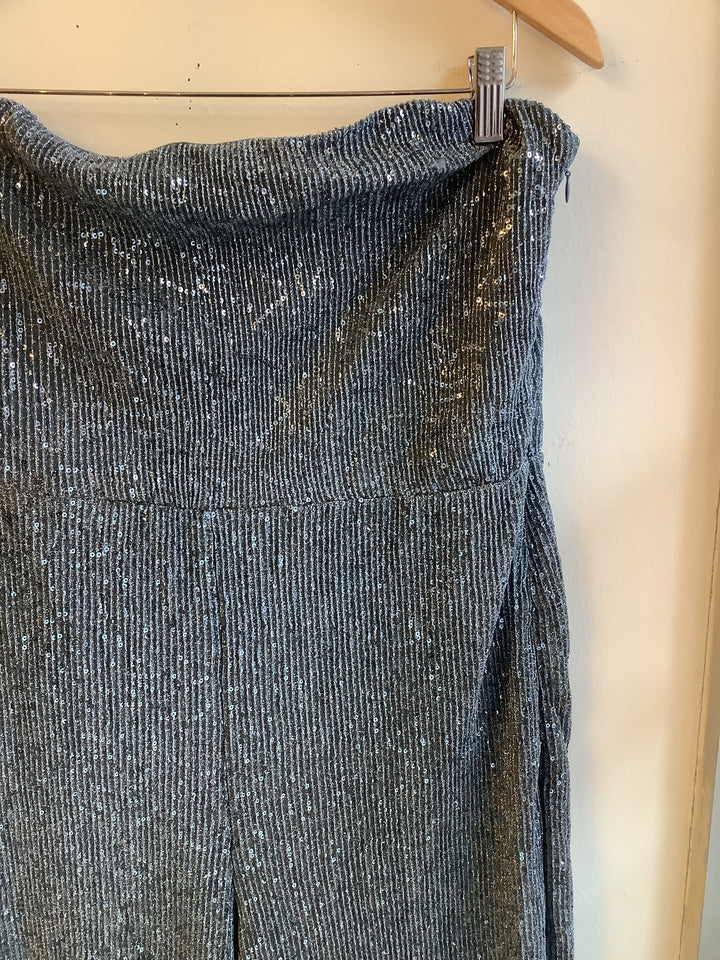 Vintage Silver Stardust Strapless Jumper