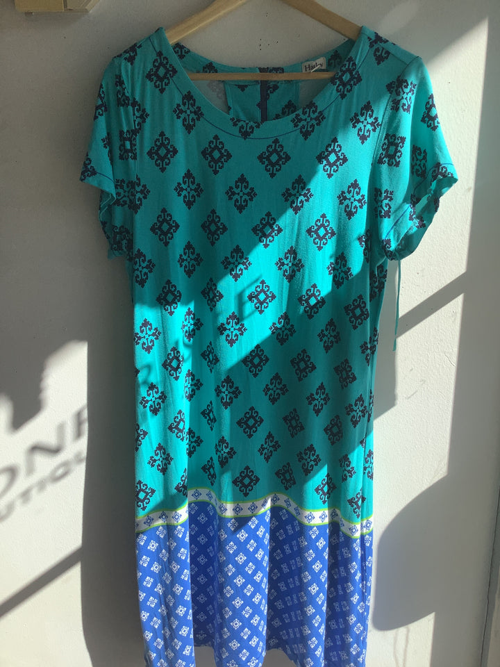 Hatley Turquoise Patterned Summer Dress