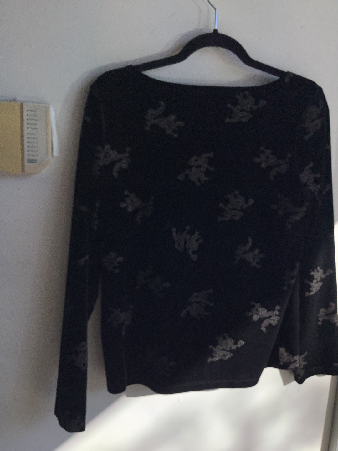 Dangerfield Dragon Print Long Sleeve Top