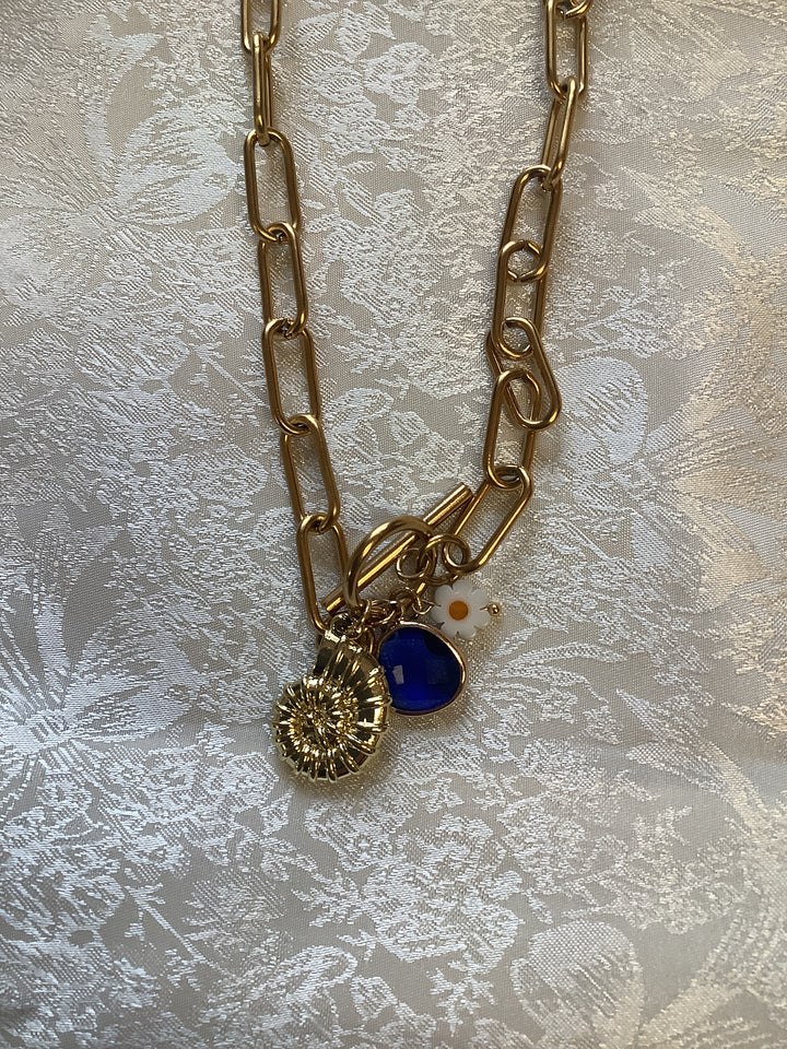 Wild Honey Chunky Stacked Charm Necklace