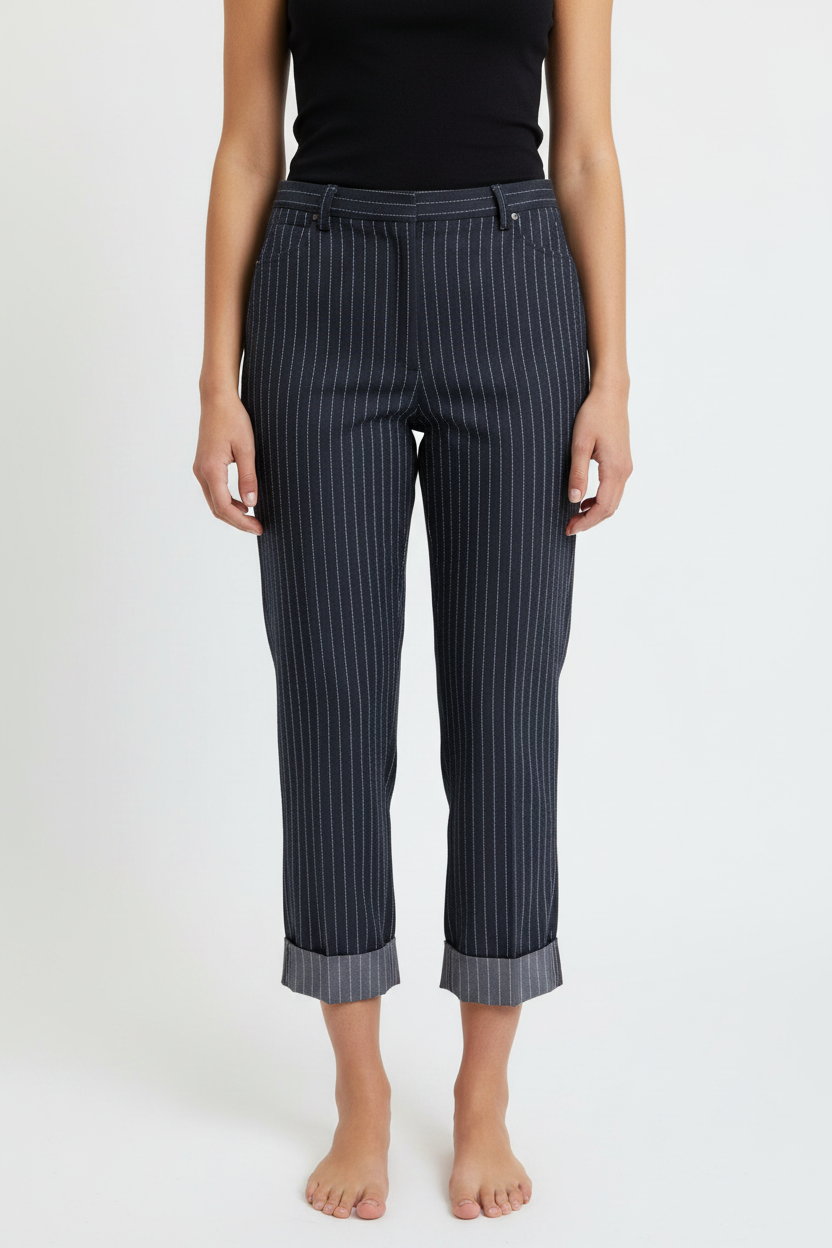 After Hours Pinstripe Trousers