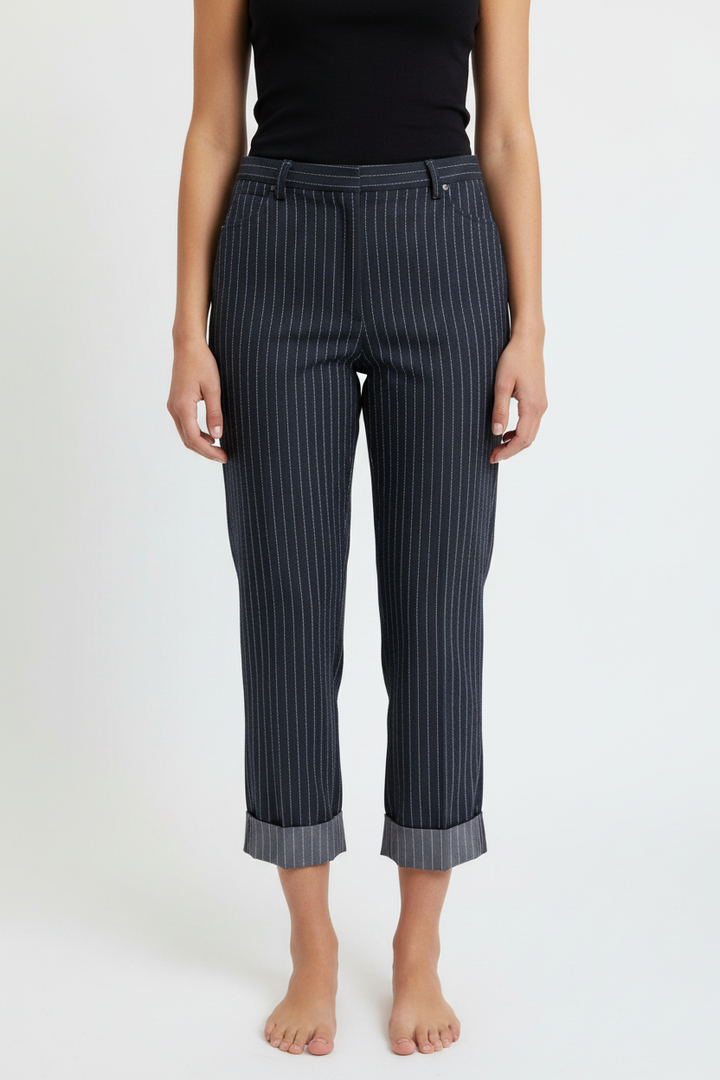 After Hours Pinstripe Trousers