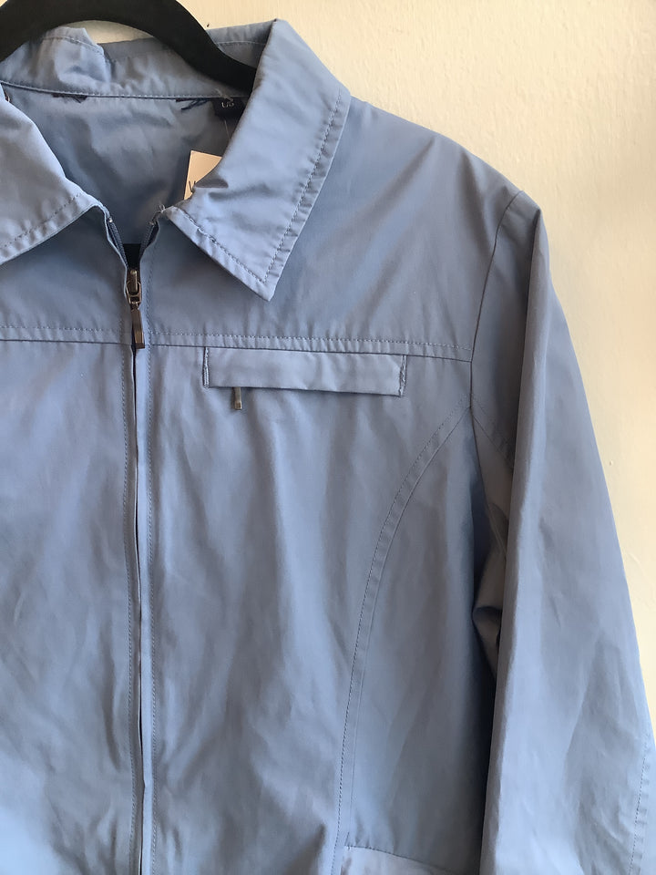 Vintage Blue Light Weight Zip Jacket