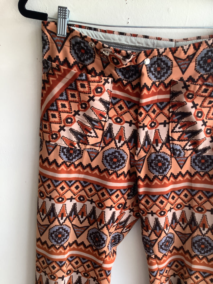 Vintage 70s Southwestern Print Pants
