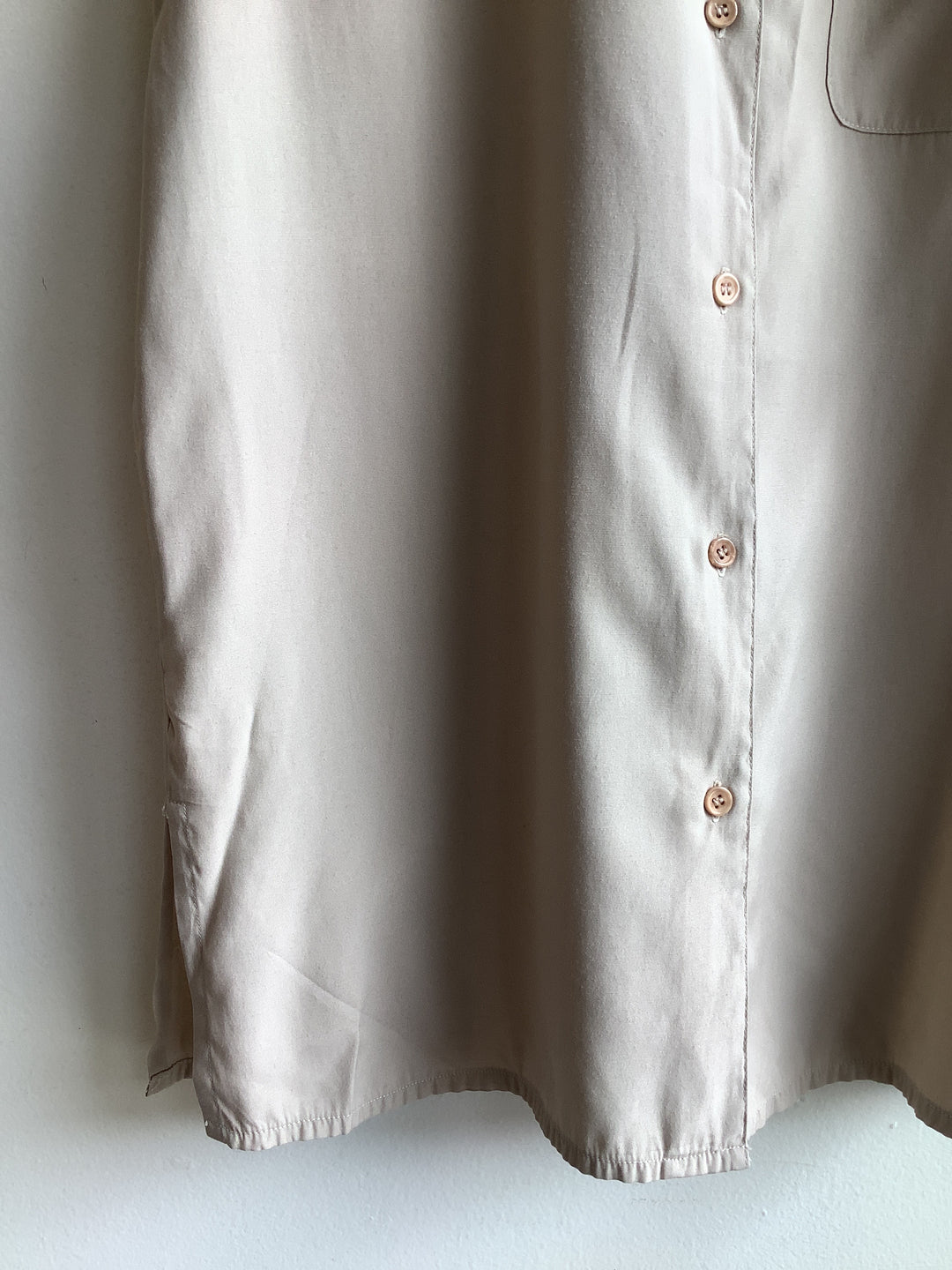 Vintage Sand Button-Up