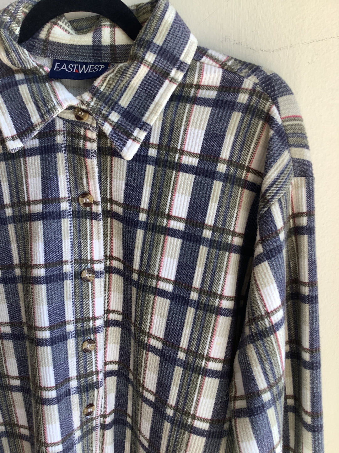 Vintage East West Plaid Flannel Shirt