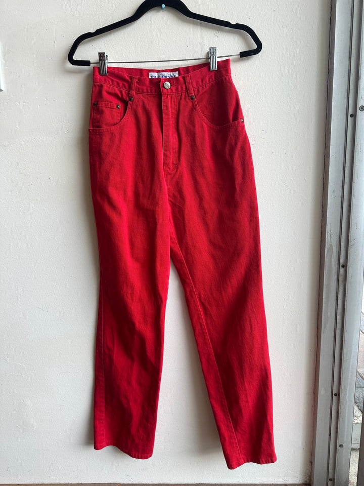 Vintage Rue Royal Red High Rise Jeans | Size 28