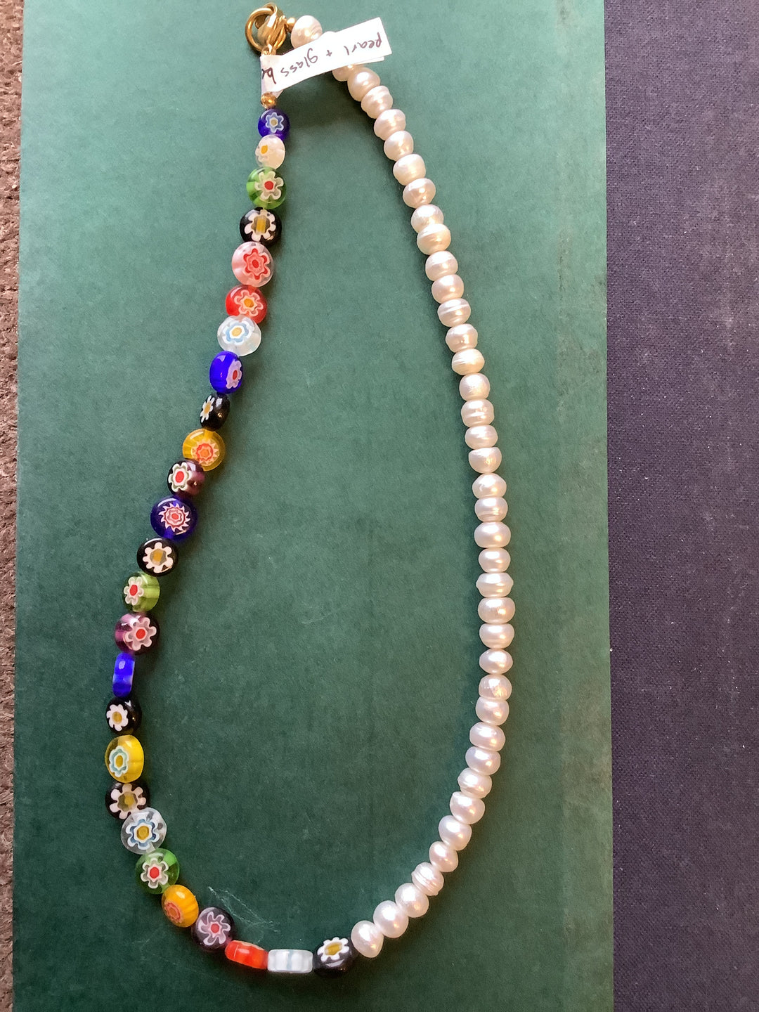 Wild Honey Pearl + Glass Beads Necklace