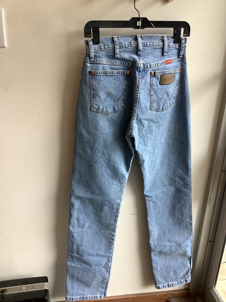 Wrangler Light Wash High Rise Mom Jeans