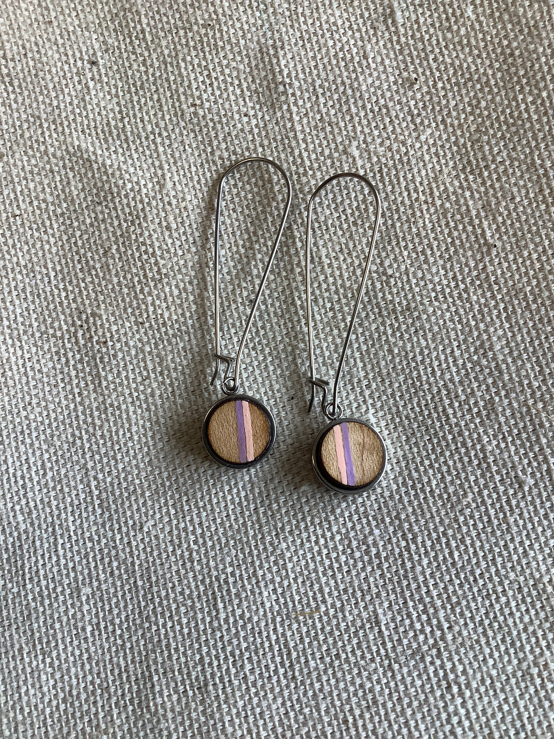 Sick Chick Small Circle Dangle Earrings #26