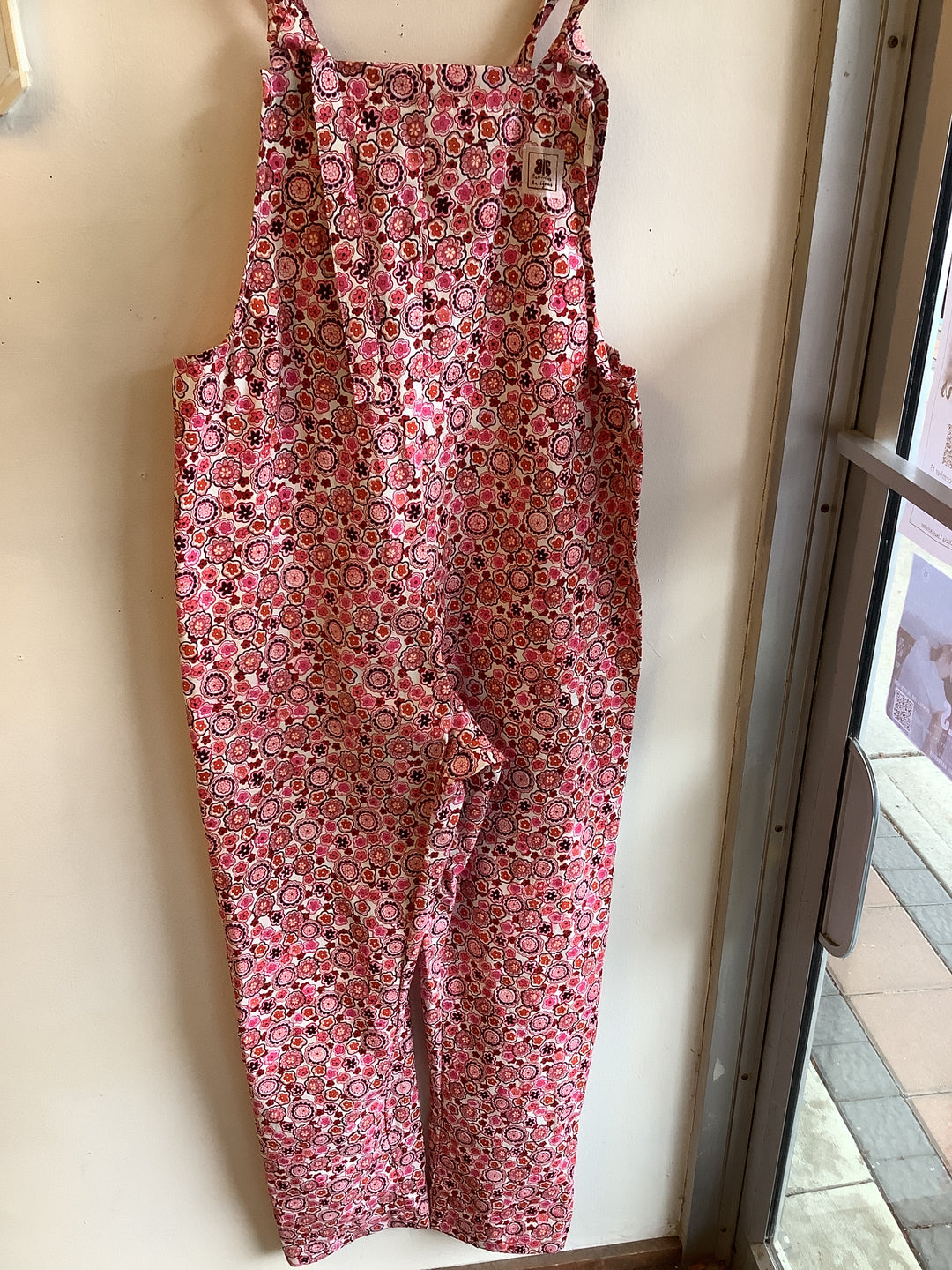 Butterflies in Ballgowns Pink Kaleidoscope Overalls