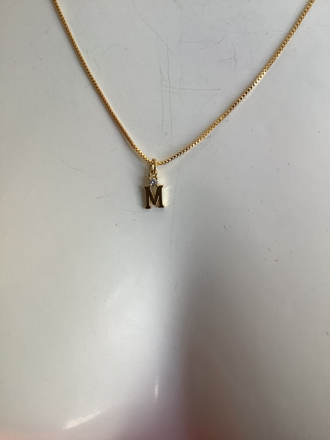 Standout Boutique M Pendant Necklace